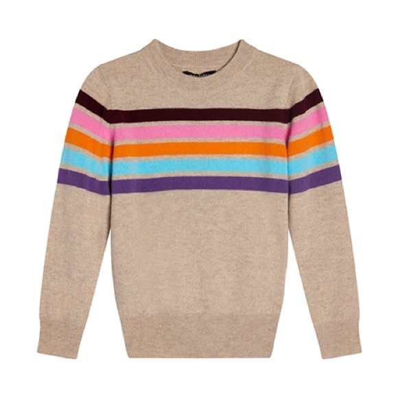 NAADAM kids 100% cashmere oatmeal sweater 7-8 - Picture 2 of 14